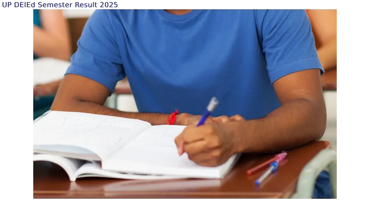 UP DElEd Semester Result 2025